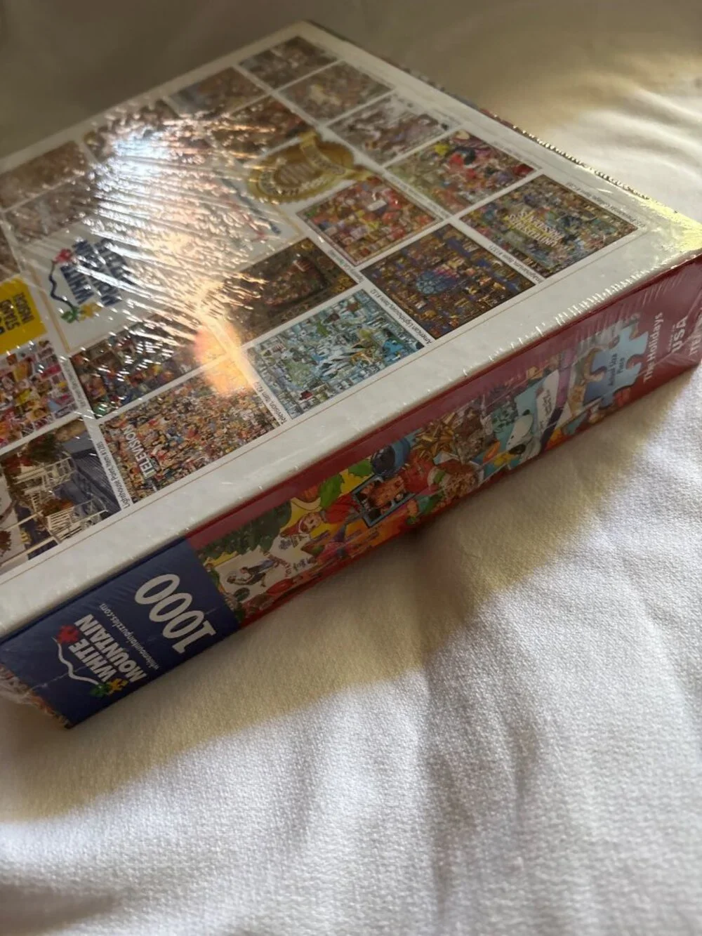 The Holidays White Mountain 1000 Piece Jigsaw Puzzle By James Mellett - Large Pi